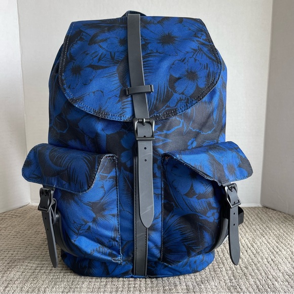 Herschel Supply Company Handbags - Herschel Supply Co. Dawson Blue Hawaiian Print Backpack